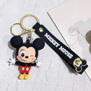 Disney Cartoon Anime Accessories Mickey Keychain Cute Minnie Keyring Student Bag Pendant Hanging Car Key Chain Couple Kids Gift