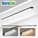 DecorBites™ LED Cabinet Light Bar: Motion Sensor, Aluminium, Long Strip, Magnet, Kitchen Closet Wardrobe