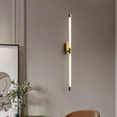 DecorBites™ Acrylic Line LED Wall Lights Dimming Gold Black Metal for Living Room Bedroom