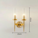 DecorBites™ Gold Metal Glass LED Pendant Lights Chain Hanging Lamp