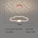 DecorBites™ Cloud Flower LED Chandelier: Kid's Bedroom Starry Sky Decorative Lighting Fixture