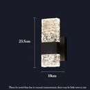 DecorBites™ Crystal Nordic LED Wall Lamps | Modern Corrugated Sconces for Home Decor