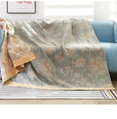 DecorBites™ Cotton Gauze Summer Quilt - Lightweight Air-Conditioning Blanket for Girls