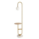 DecorBites™ Glass Side Table LED Floor Lamp for Nordic Living Room Art Decor