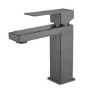 DecorBites™ Brushed Gold Basin Faucet Single Handle Cold Hot Water Mixer Deck Mounted