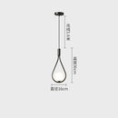 DecorBites™ Gold Iron Pendant Lamp with Glass Ball Drops for Bedroom Lighting