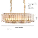 DecorBites™ Golden Crystal Chandelier: Postmodern Luxury Round Chandelier for Living Room