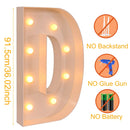 91.5CM Giant Letter Led Light Frame Box Baby Shower 1st Birthday Wedding Party Decor Christmas DIY Name Balloon Filling Box
