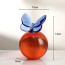 DecorBites™ Geometric Butterfly Crystal Ball Home Decor Figurine