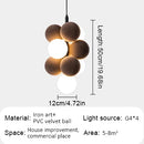 DecorBites™ Abstracta Pendant Lamp: Stylish Designer Fabric Chandelier for Home, Office, and Dining Space