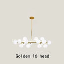 DecorBites™ Glass Ball LED Chandelier Pendant Lamp, Modern Round Design for Home Decor Lighting