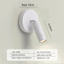 DecorBites™ Gold Aluminum LED Wall Lamp Rotatable for Bedroom Living Room Office