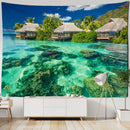 DecorBites™ Coastal Cave Tapestry Wall Hanging - Boho Seaside Landscape Room Decor