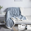 DecorBites™ Cozy Nordic Wool Throw Blanket: Soft & Stylish for Office, Sofa, or Shawl
