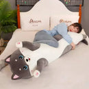 DecorBites™ Husky Side Sleeping Body Pillow - Home Decor & Gift Icon