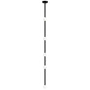 DecorBites™ Linear Glass Art Chandelier | Minimalist Black/Gold | 5/6/7/8 Heads Creative Design