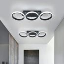 DecorBites™ Acrylic LED Ceiling Lamp: Modern Nordic Chandelier for Living Dining Room & Aisle