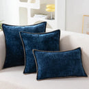 DecorBites™ Luxe Chenille Velvet Cushion Cover Set for Elegant Living Room Decor
