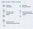 Intelligent Keypad RFID Electronic Cabinet Locker Sauna Lock for Home Gym School Spa Cabinet Door