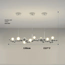 DecorBites™ Designer Molecule Chandelier: LED Dimmable Chrome Gold Lighting 2025 Trend