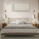 Modern ceramic bell wall lamp with pull chain switch bedroom light