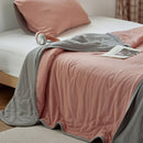 DecorBites™ Cotton Summer Comforter: Cooling, Breathable Thin Blanket for Hot Sleepers