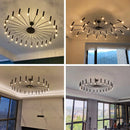 DecorBites™ LED Ceiling Chandelier: Minimalist Nordic Home Lighting for Living Room, Bedroom, Dining Area