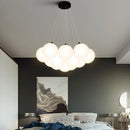 DecorBites™ Glass Ball LED Pendant Light for Home Decor, Nordic Style Chandelier for Living Room