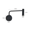 DecorBites™ Enna LED Dimmable Floor Lamp in Gold/Black/White for Minimalist Home Decor