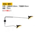 DecorBites™ Dawn Spider Serge Mouille LED Wall Lamp with Adjustable Swing Arm
