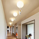 DecorBites™ LED Astronaut Glass Ball Pendant Light for Children's Room