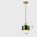 DecorBites™ Green Glass LED Pendant Lights for Indoor Lighting in Home, Living Room, Bar & Coffee