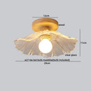 DecorBites™ Clear Glass LED Ceiling Light Fixture for Modern Home Aisle Balcony Restaurant Hallway Lighting