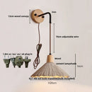 DecorBites™ Cement LED Wall Lamp Sconce Nordic Modern Home Decor for Bedroom Hallway