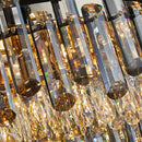 DecorBites™ Gold Crystal Chandelier for Living Room Luxury Lighting Fixture