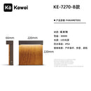 DecorBites™ LED Wood Grain Lawn Light - Waterproof Stainless Steel Street Lamp