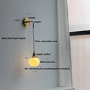 DecorBites™ Clear Glass LED Wall Lamp Modern Crystal Home Decor Bathroom Mirror Light
