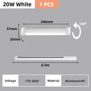 Modern black led track light set living room ceiling fixture