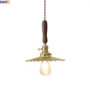 DecorBites™ Copper Walnut LED Pendant Lights, Modern Hanging Lamp for Hallway, Bedroom, Dining Room
