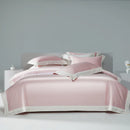 DecorBites™ Lace Patchwork Bedding Set: 1200TC Egyptian Cotton Duvet Cover, Sheet, Pillowcases