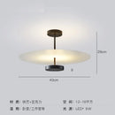 DecorBites™ Acrylic Black Round Chandelier for Bedroom and Salon Lighting