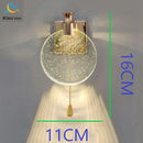 DecorBites™ Crystal LED Wall Lamp for Bedroom Living Room Decor
