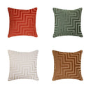 DecorBites™ Geometric Jacquard Throw Pillowcase Double Sided Luxury Cushion Cover