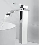 DecorBites™ Gold Bathroom Faucet: Brass Rose Gold Basin Waterfall Mixer Tap