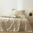 DecorBites™ Cotton & Linen Bed Sheet Set: Luxury, Skin-Friendly, All Seasons, Queen & King Sizes
