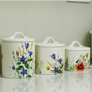 DecorBites™ Large Silicone Sealed Flower Storage Jar, Nut & Tea Caddy, Snack Can, Sugar & Spice Canister