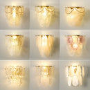 DecorBites™ Luxe Crystal Glass Wall Lamp for Aisle, Living Room, Bedroom & Corridor Lighting