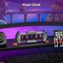DecorBites™ Cyberpunk Pixel Art Clock with Smart WiFi Control and RGB LED Display