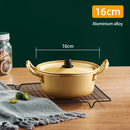 DecorBites™ Korean Ramen Cooking Pot Double Ear Soup Pot - Gas Stove Compatible, Home Kitchen