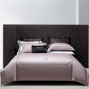 DecorBites™ Cotton Satin Jacquard Embroidery Bedding Set with Elastic Sheet & Duvet Cover